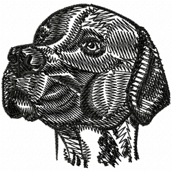 Dogs Embroidery Design 12 Dogs Embroidery Design 12